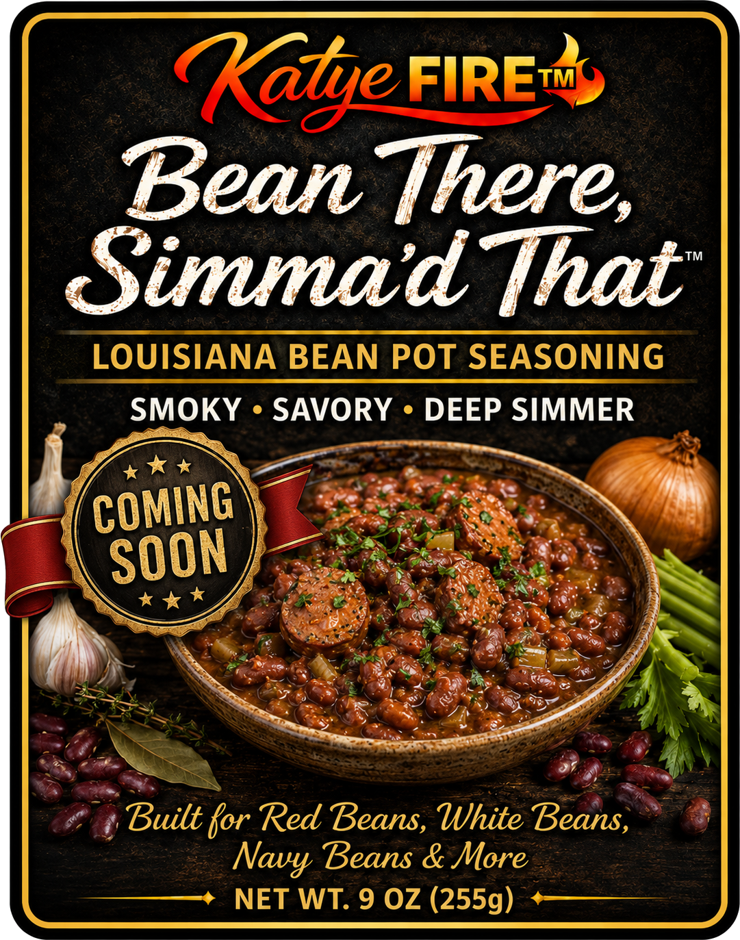 Bean There, Simma’d That coming soon label